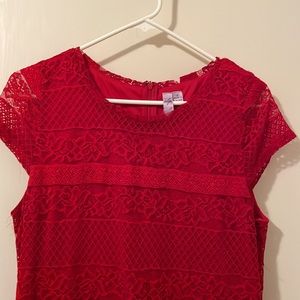 Red Lace Sexy Dress